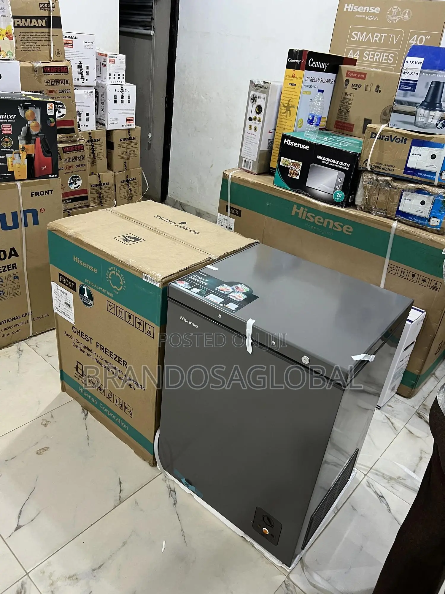 Powerful Cooling Hisense Chest Freezer – 142 Litres