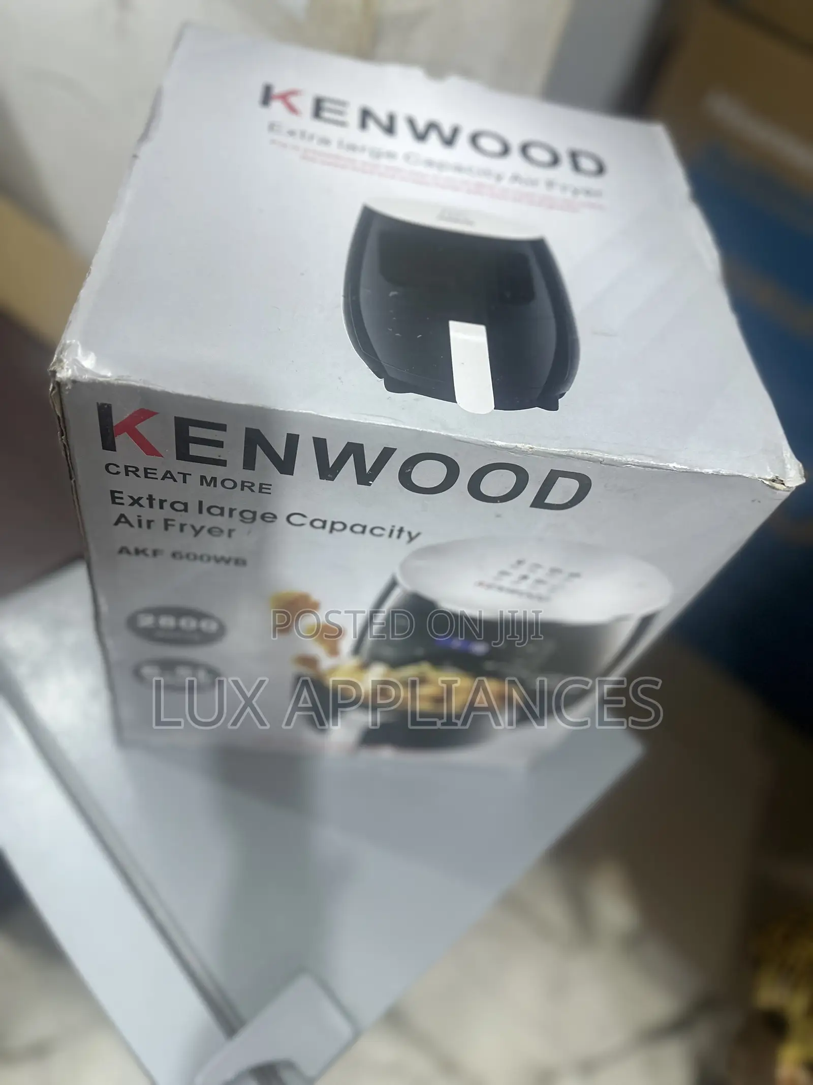 Kenwood Fitcrisp Air Fryer 6.5l Capacity Akf 600wb