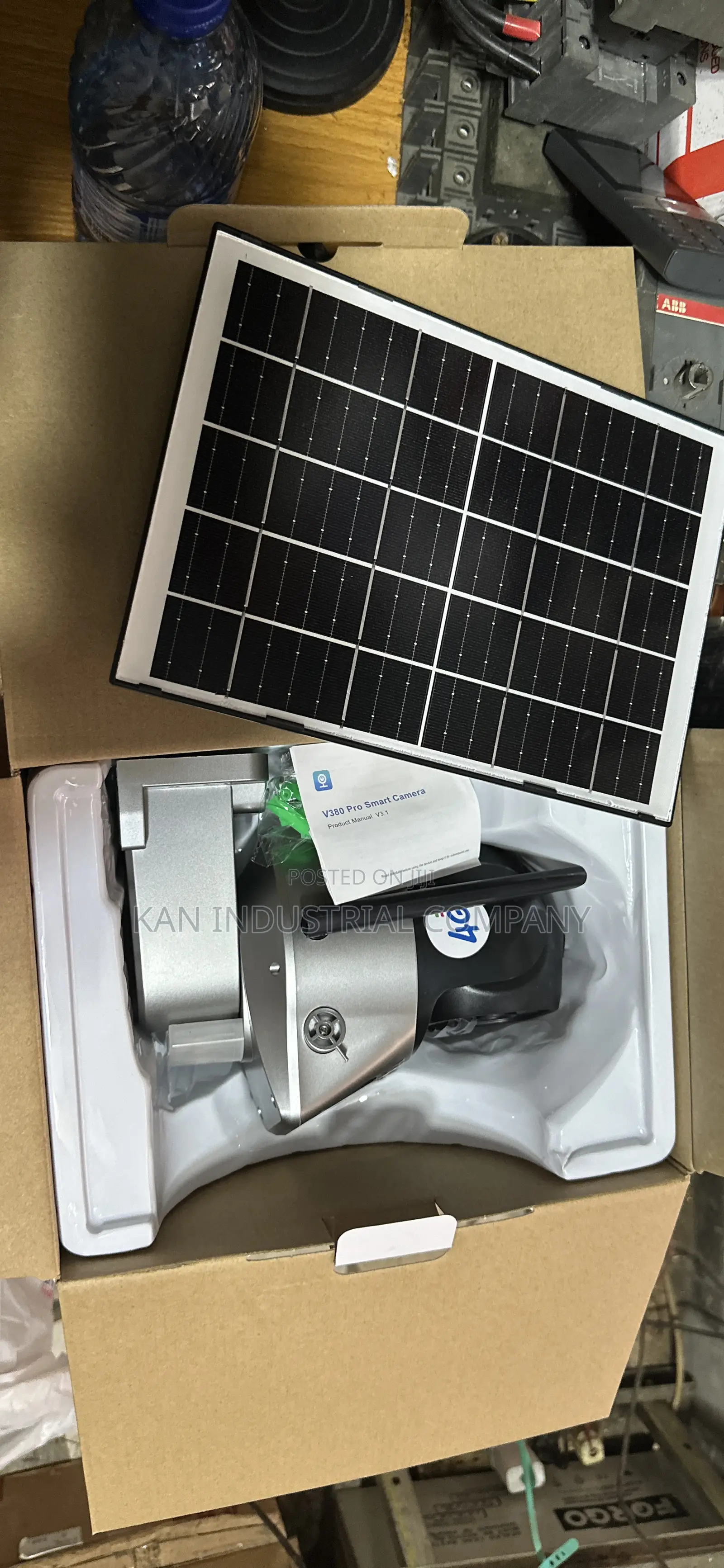 Dual Lens Solar Camera V380