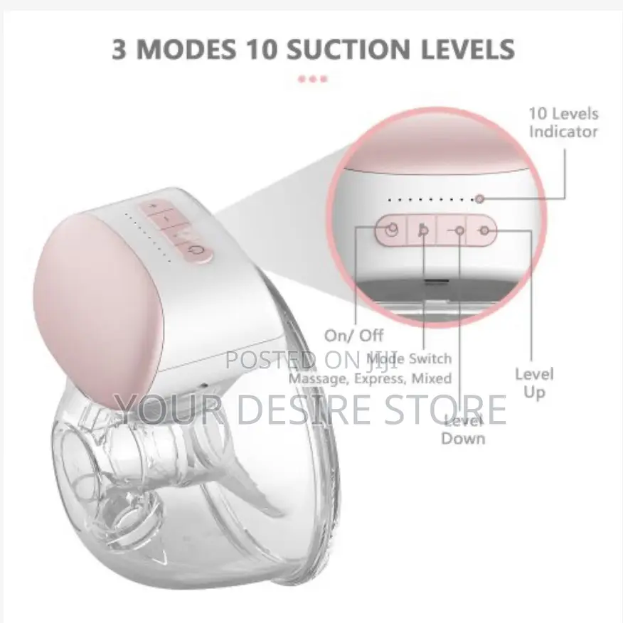 Bb-P1 Wearable Electric Breast Pump 240ml,24mm Flange,1 Set