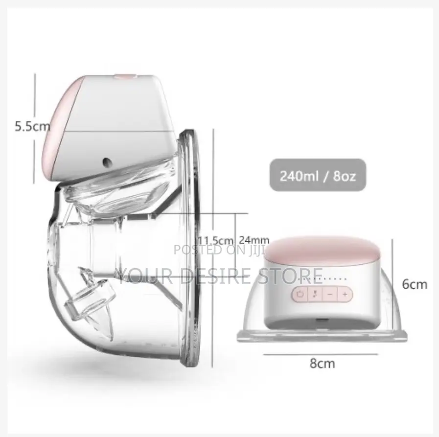 Bb-P1 Wearable Electric Breast Pump 240ml,24mm Flange,1 Set
