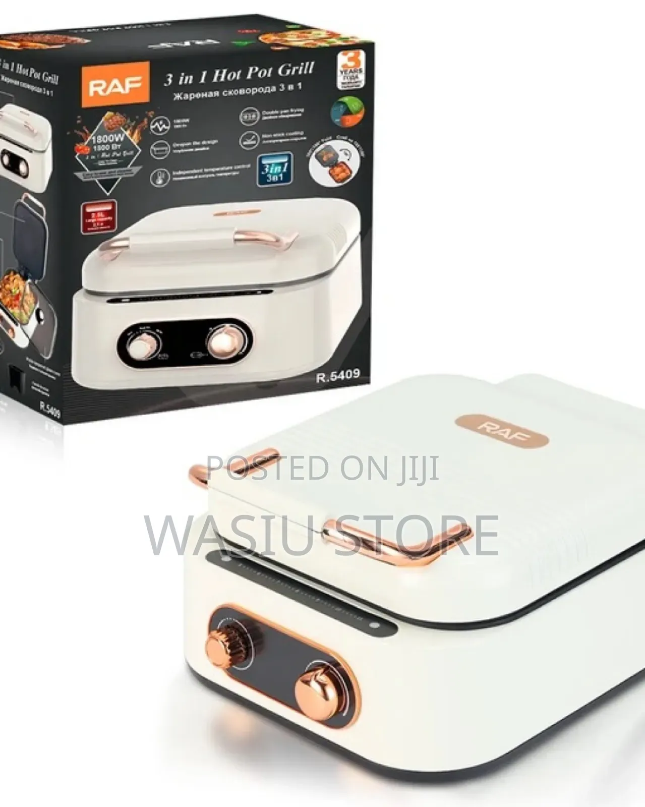 Raf 3-in-1 Hot Pot Grill
