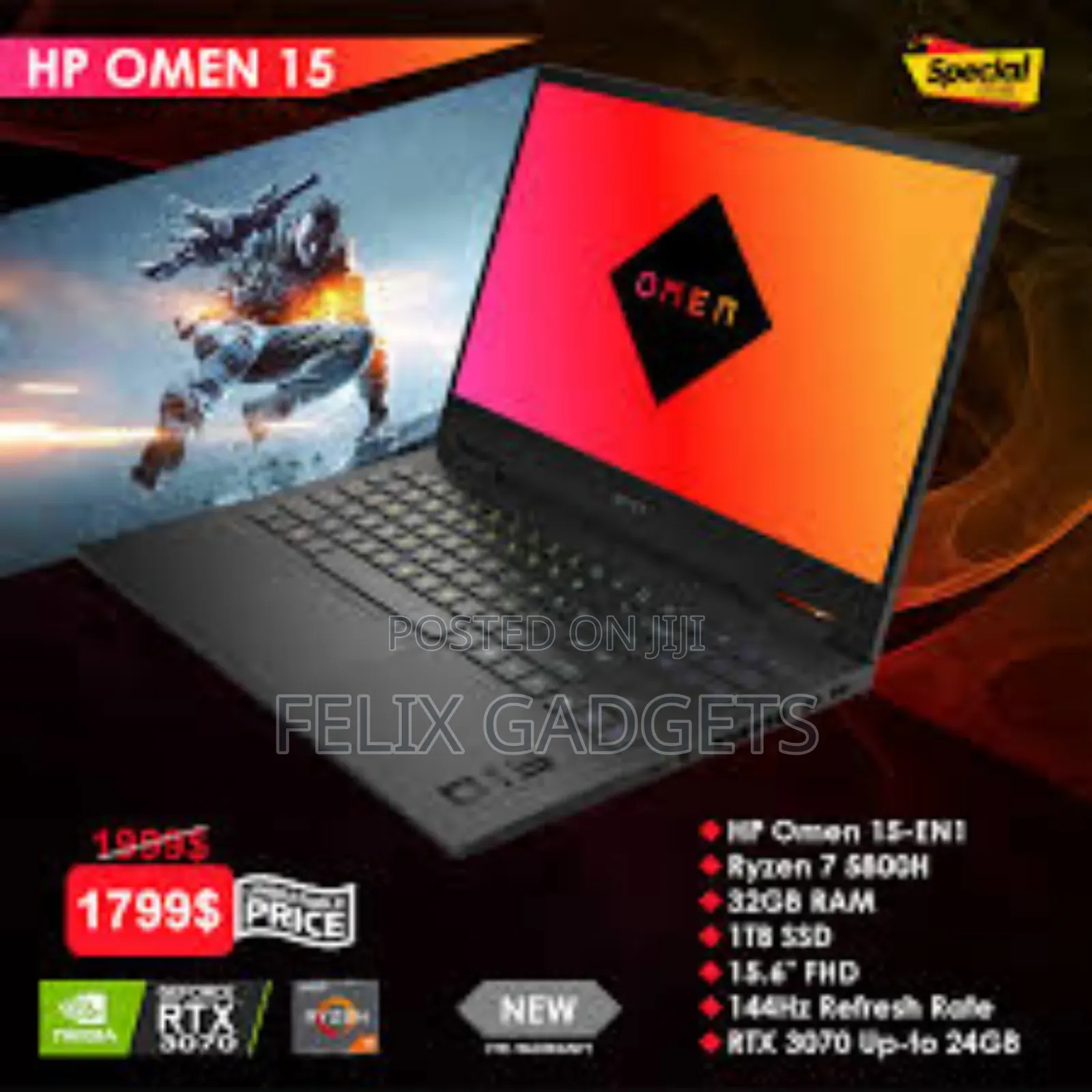 Laptop HP Omen 16 16GB Intel Core I9 SSD 1T
