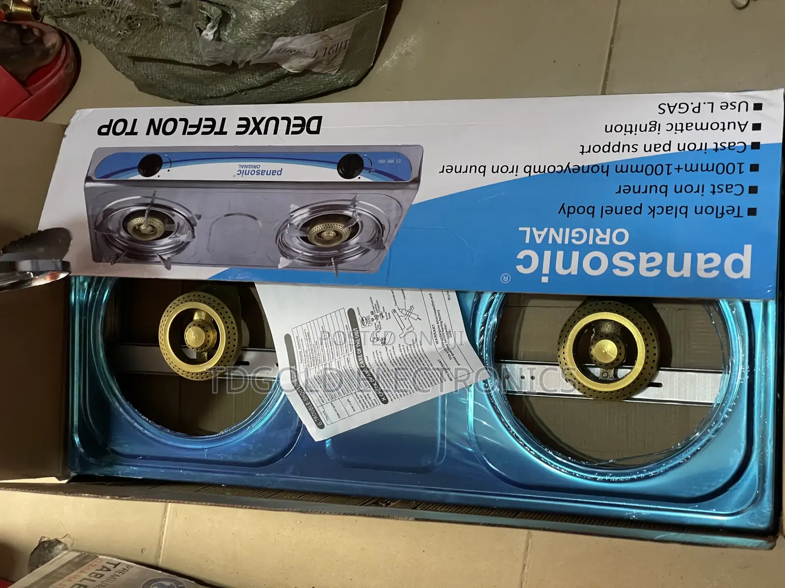 Panasonic 2-Burner Gas Cooker – Auto Ignition