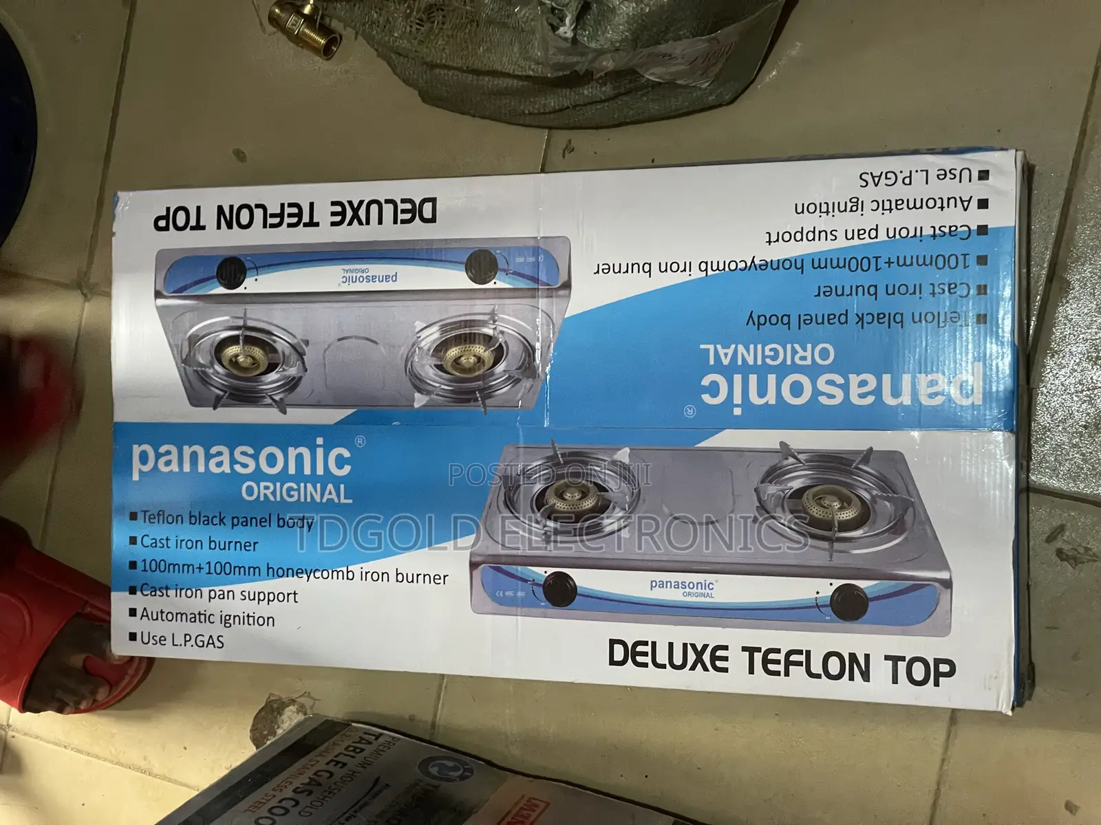 Panasonic 2-Burner Gas Cooker – Auto Ignition