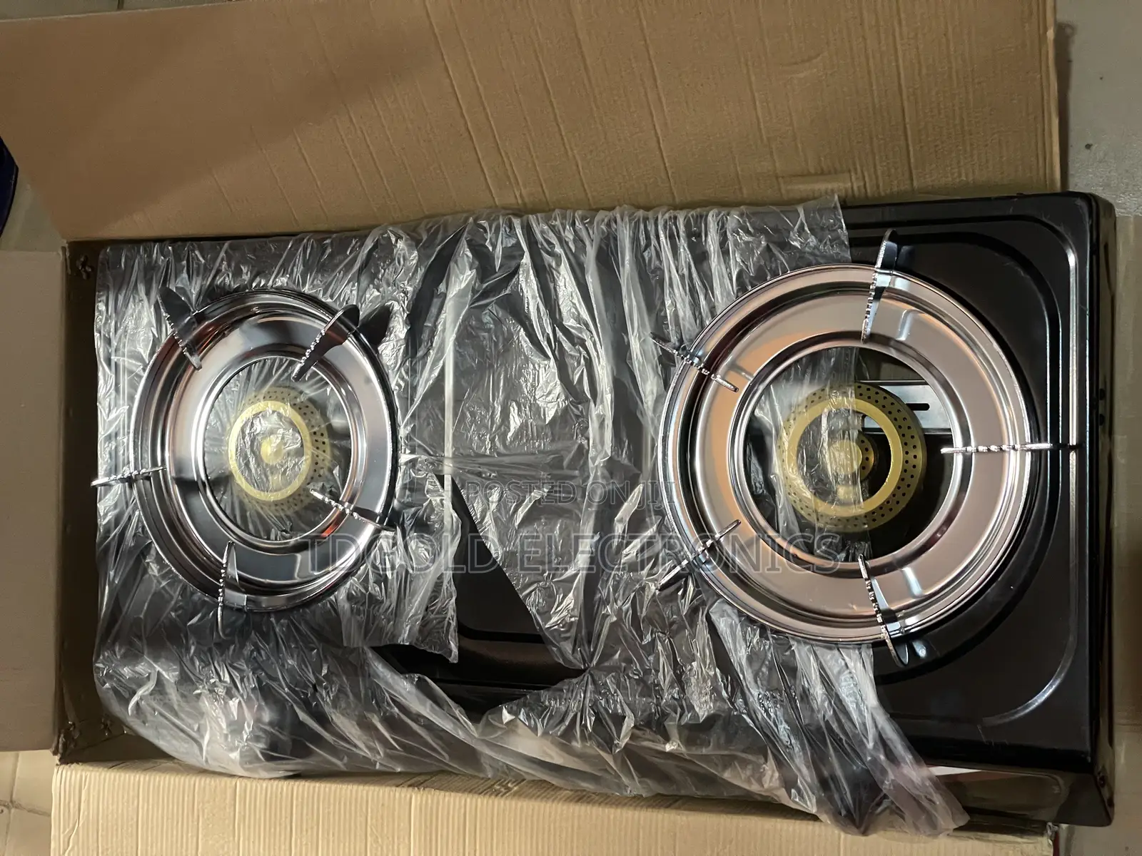 Lg Stainless Steel 2-Burner Gas Cooker – Auto Ignition