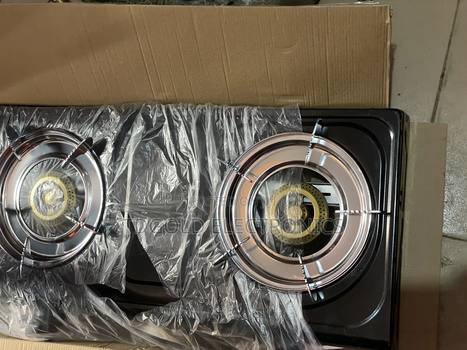 Lg Stainless Steel 2-Burner Gas Cooker – Auto Ignition
