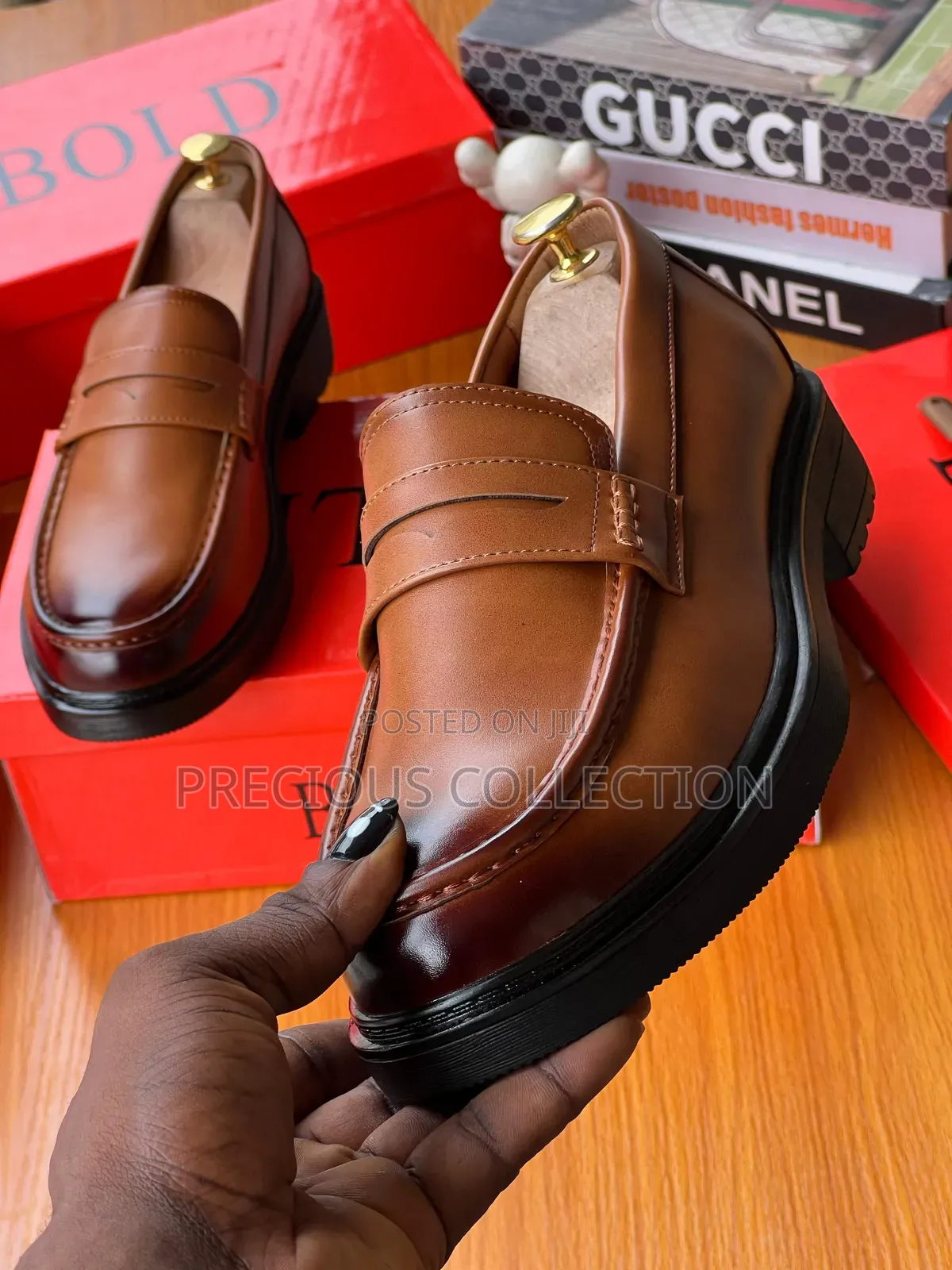 Men's Matte Leather Single Sole Shoe