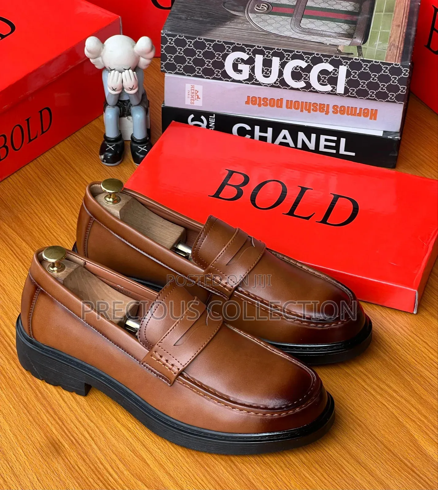 Men's Matte Leather Single Sole Shoe