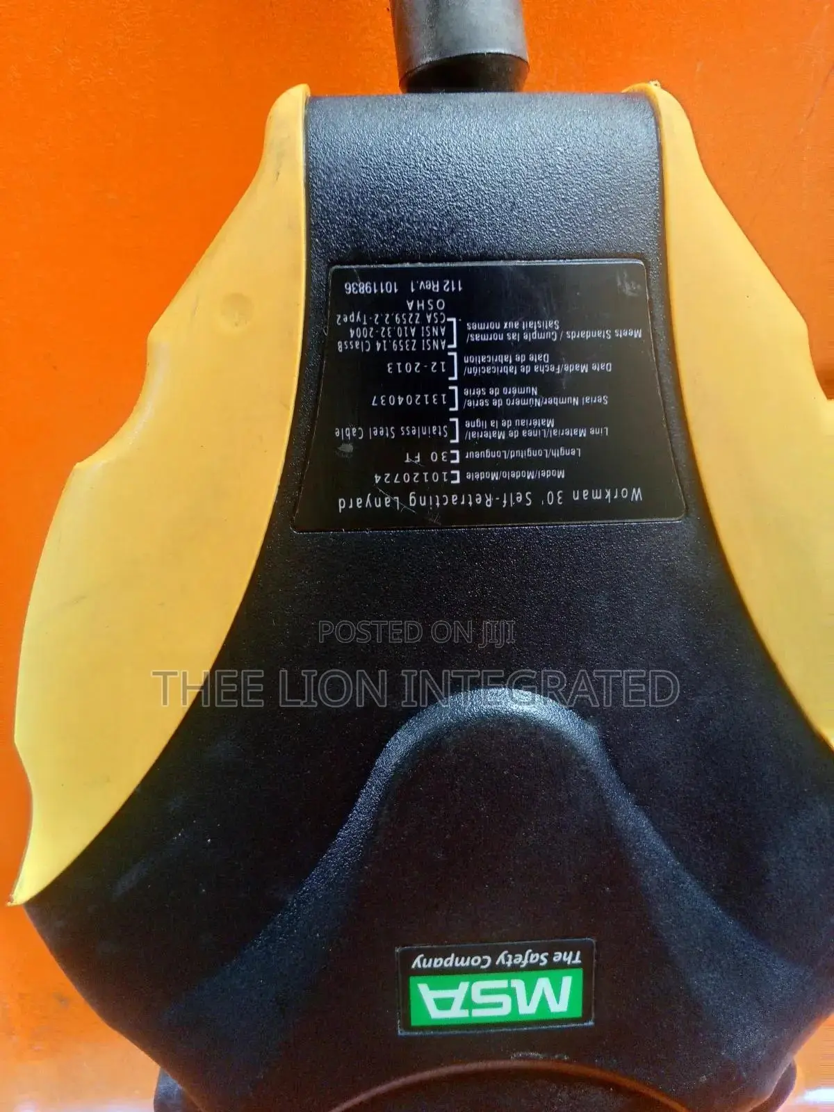 Workman Self-retracting Lanyard/ Fall Arrester