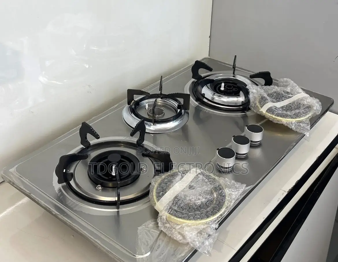 Qasa 3-Burner Premium Gas Cooker – QGC-3b