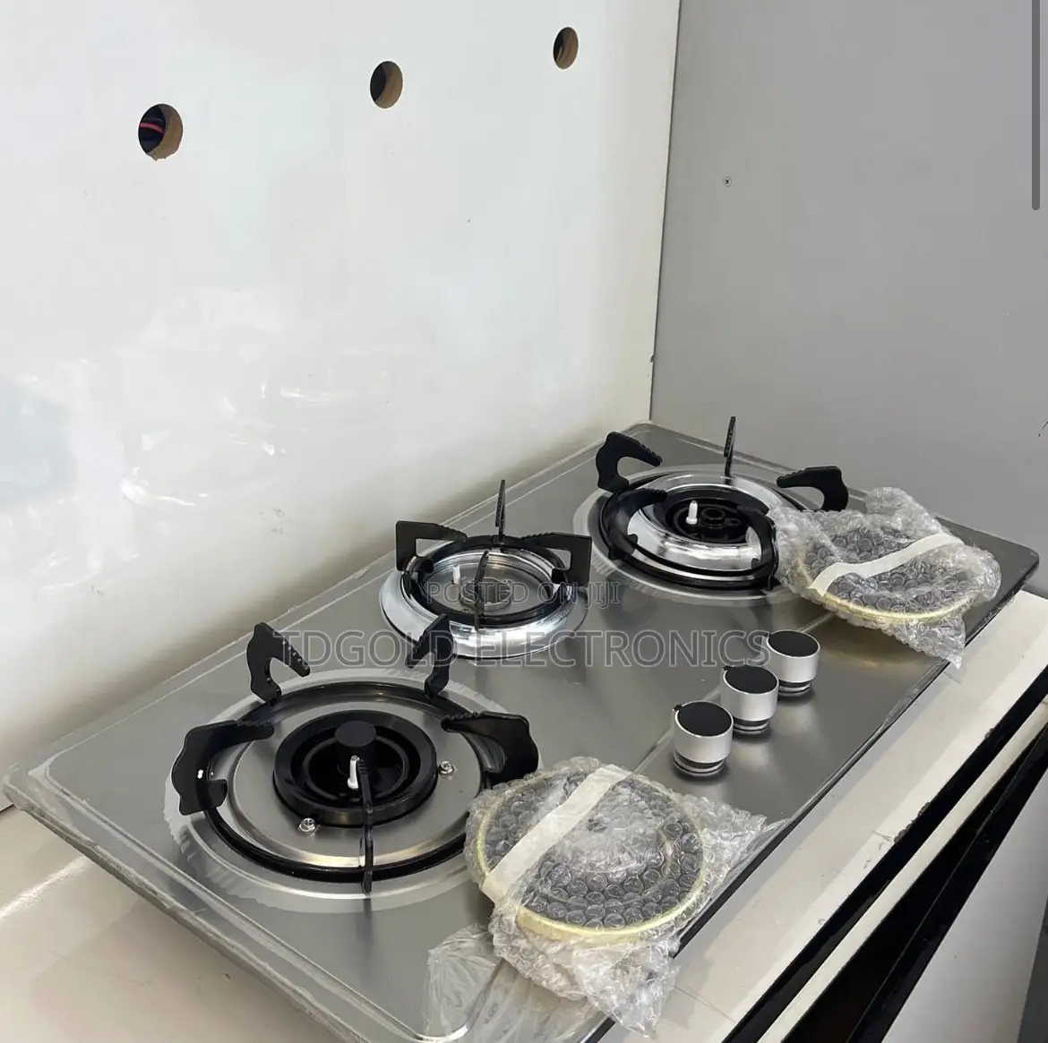 Qasa 3-Burner Premium Gas Cooker – QGC-3b