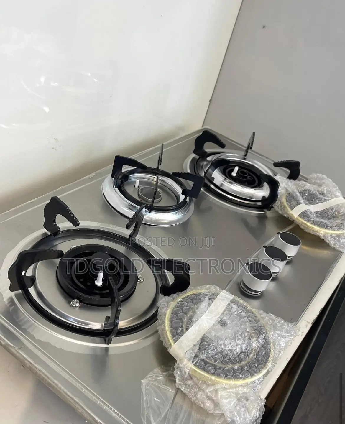 Qasa 3-Burner Premium Gas Cooker – QGC-3b