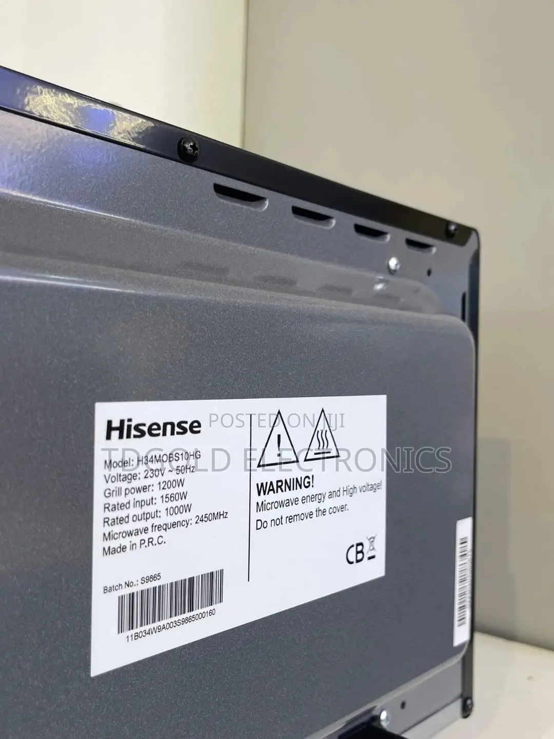 Hisense 34l Digital Microwave – Inverter Technology