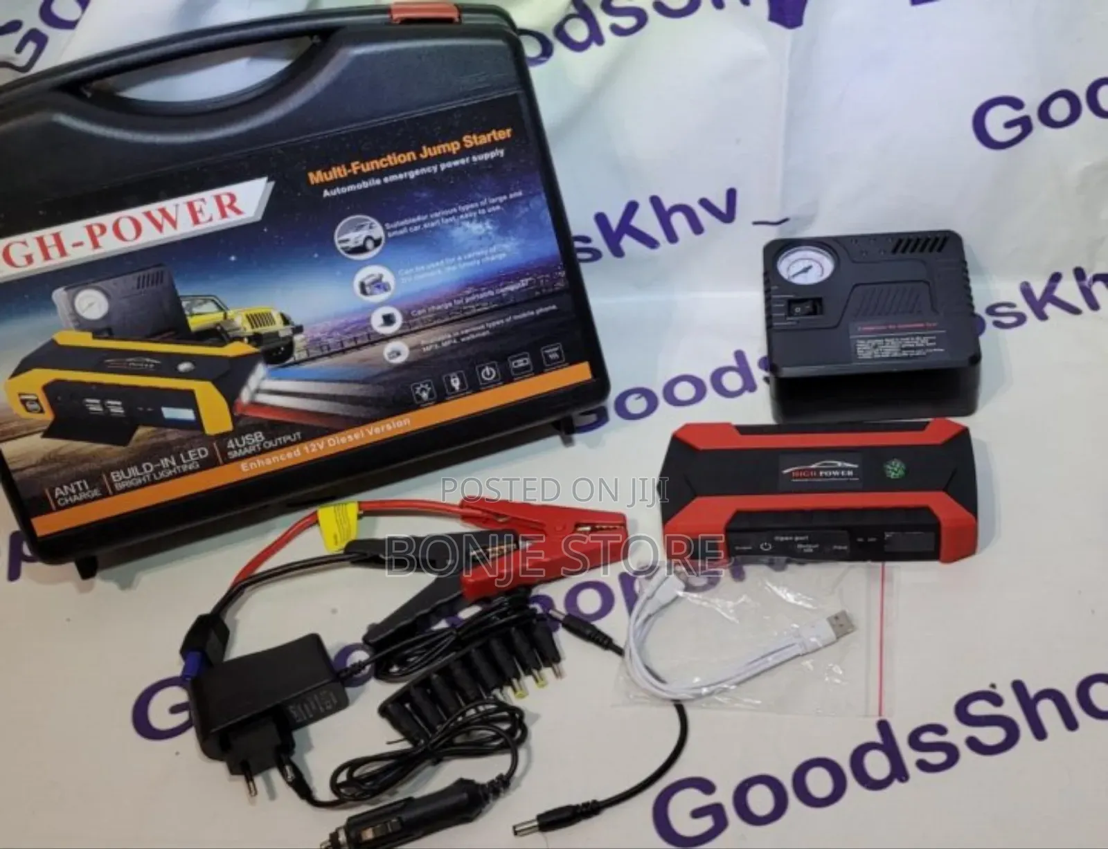 Qy33 High-Power Multi-Function Jump Starter for Cars