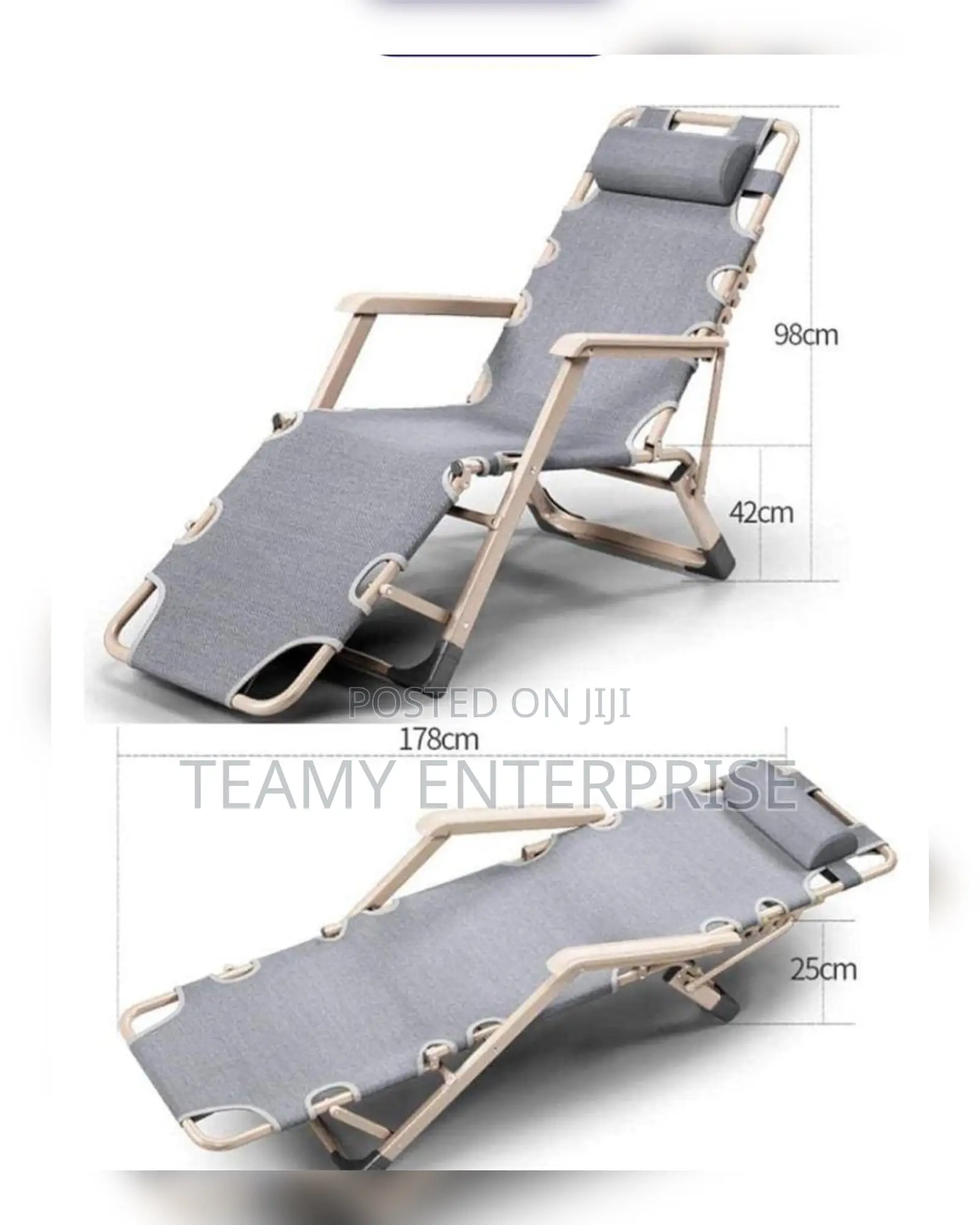 Camp Bed Chair for Outdoor Picnic - Adjustable Relaxation