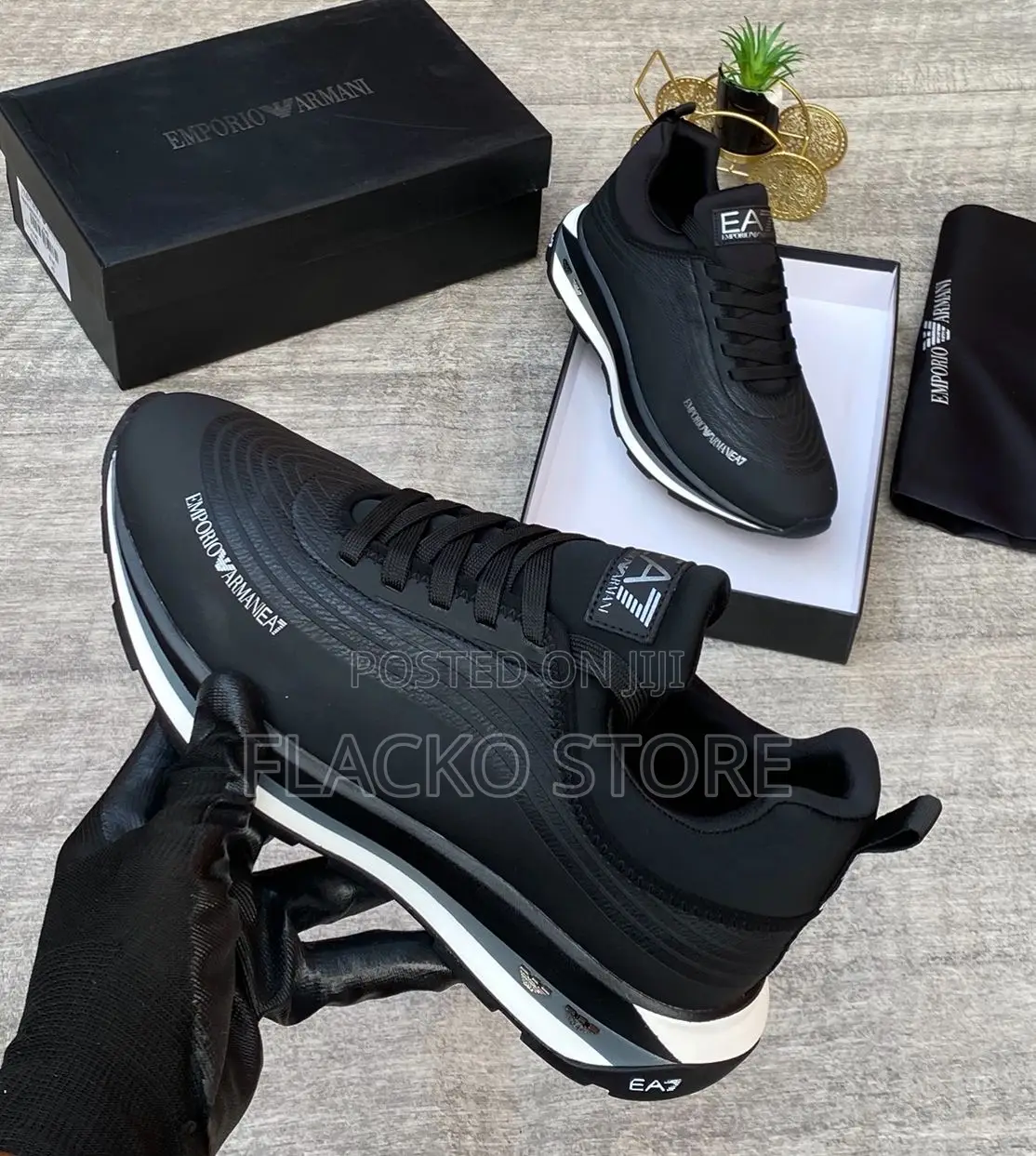 Original Emporio Armani Luxury Sneakers