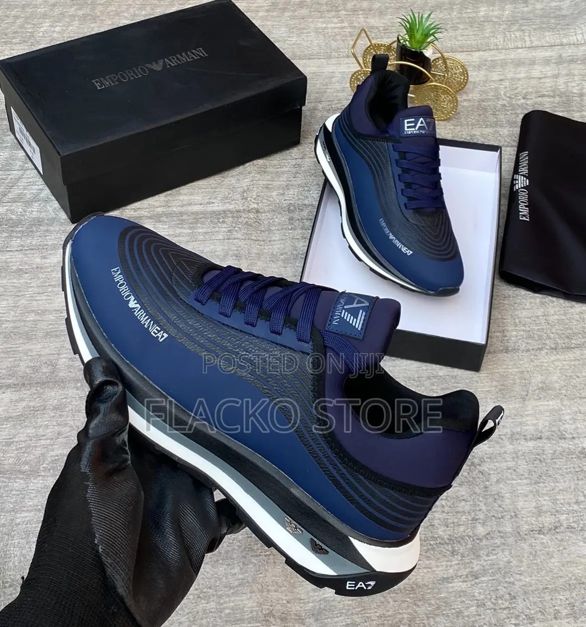 Original Emporio Armani Luxury Sneakers