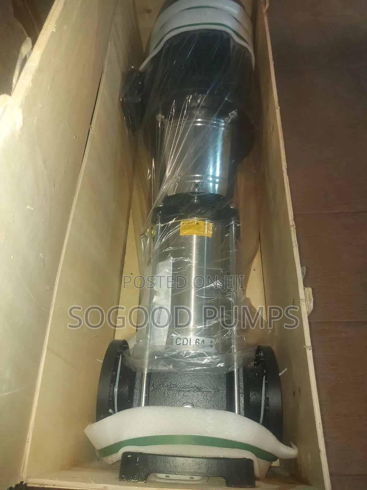 Nova Vertical Pump Type Cdl64-4 (22kw/30hp) 380v
