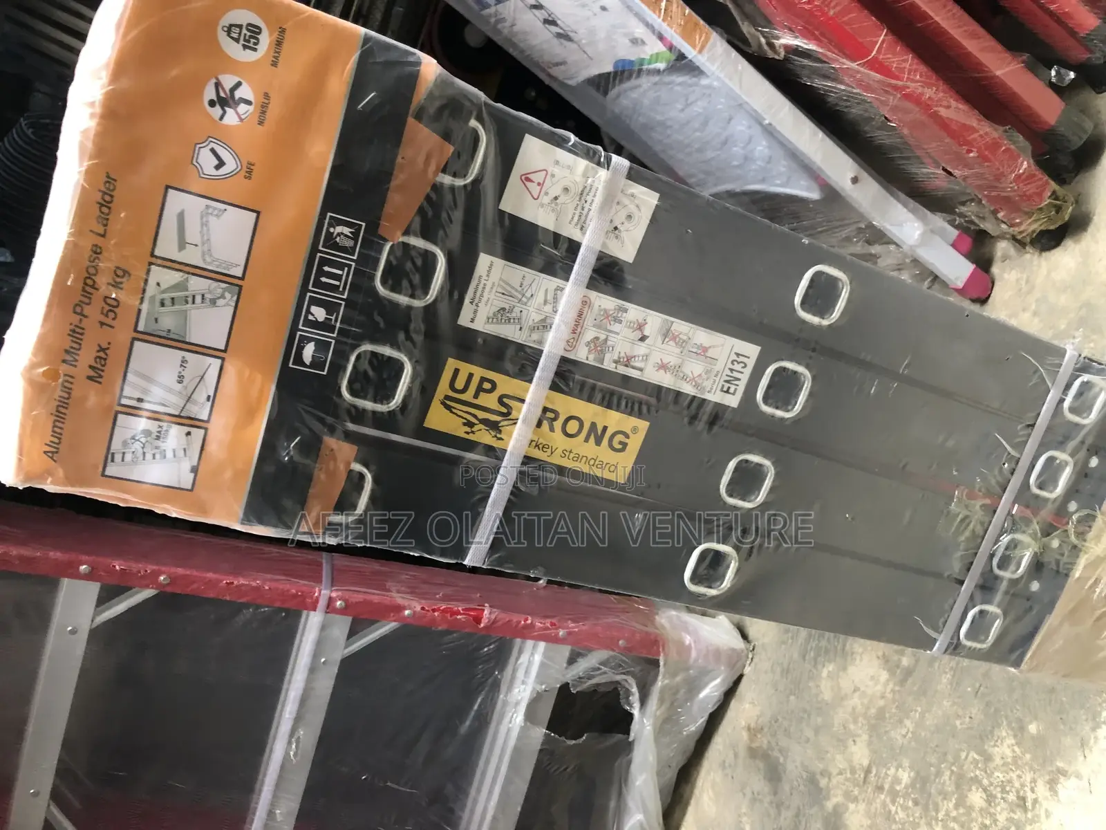 Ladder Aluminum and as Adjustment to 8 Different Positions