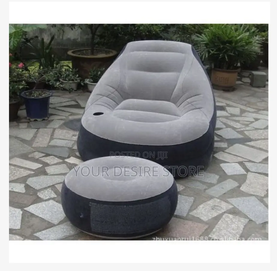 Intex Inflatable Ultra Lounge Chair With Ottoman