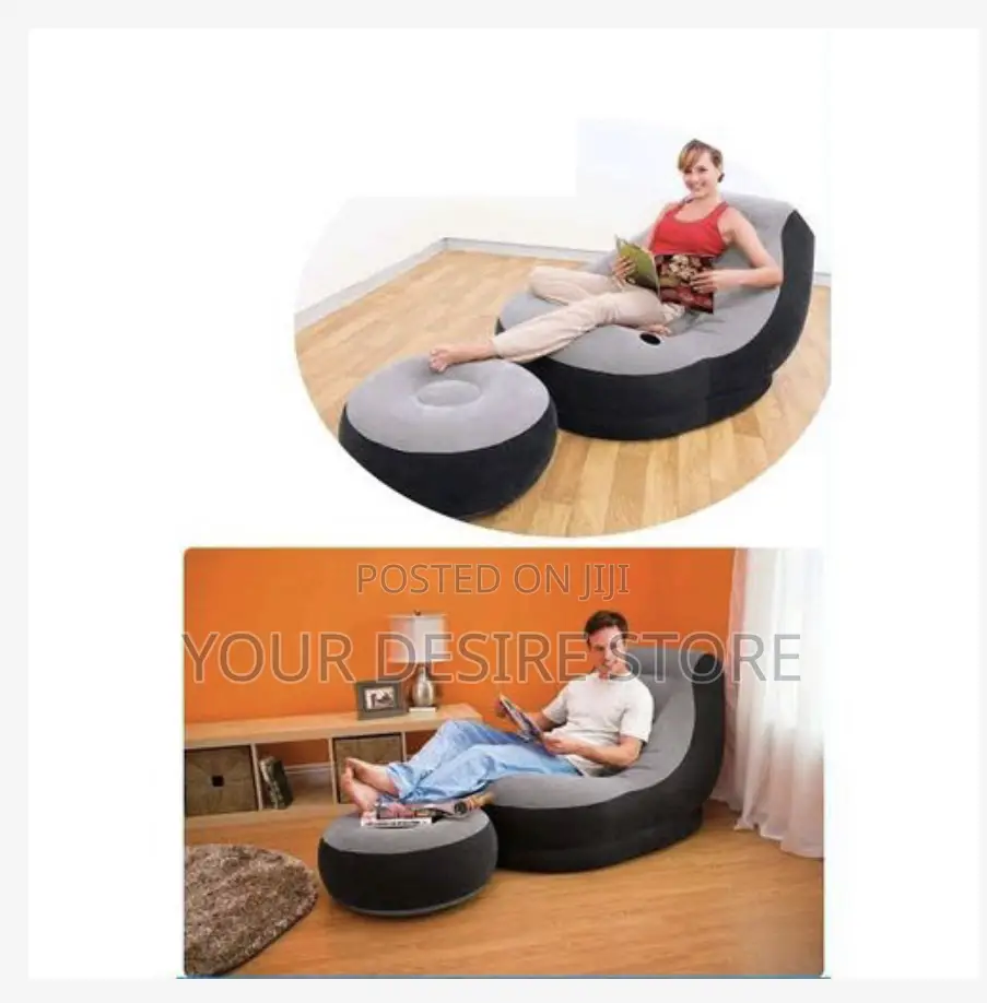 Intex Inflatable Ultra Lounge Chair With Ottoman