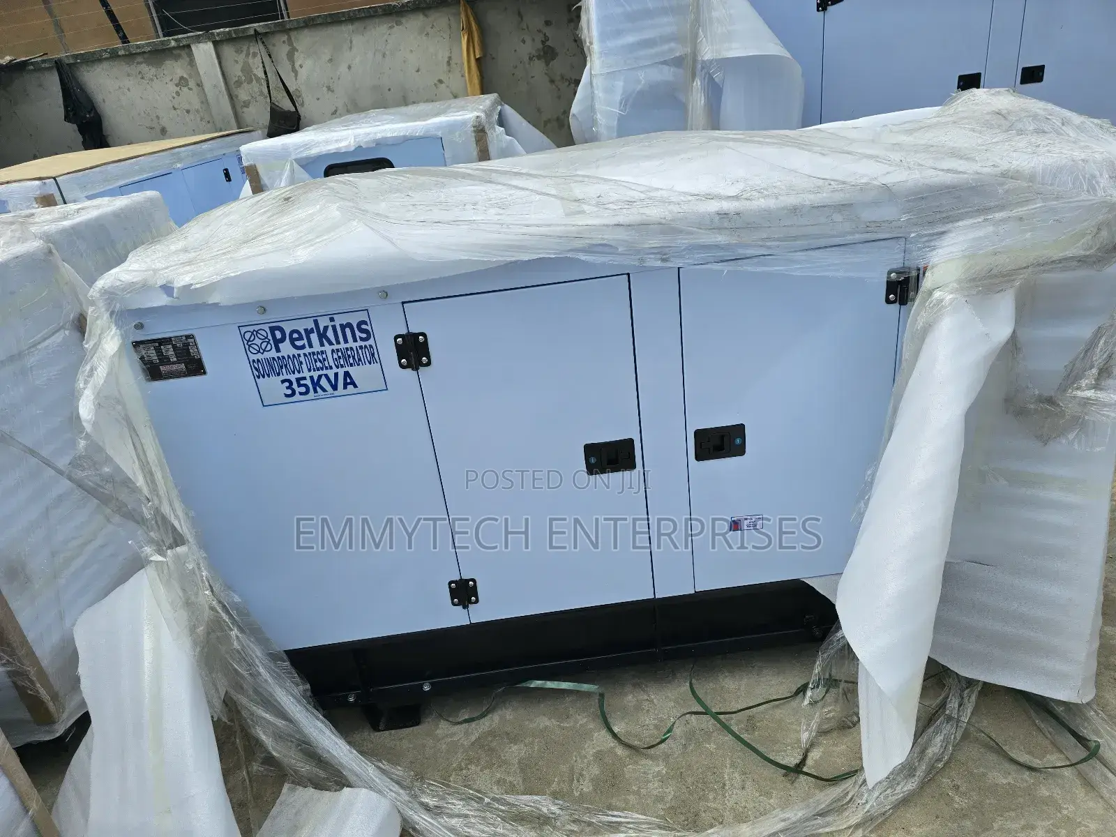 Brand New Perkins Diesel Soundproof Generator Sp35kva 100% Copper Coil