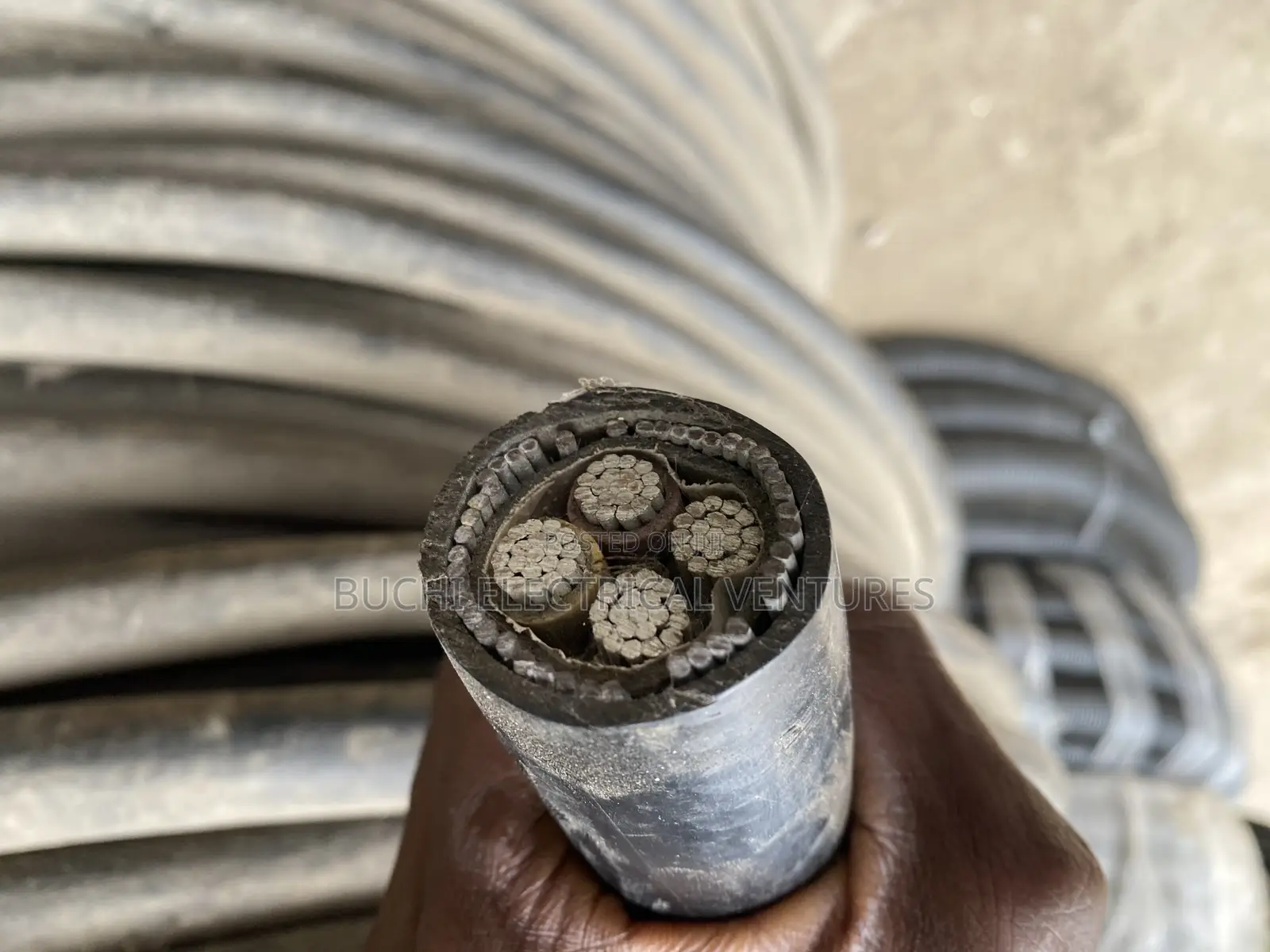 70mm 4core Armoured Aluminum Cable