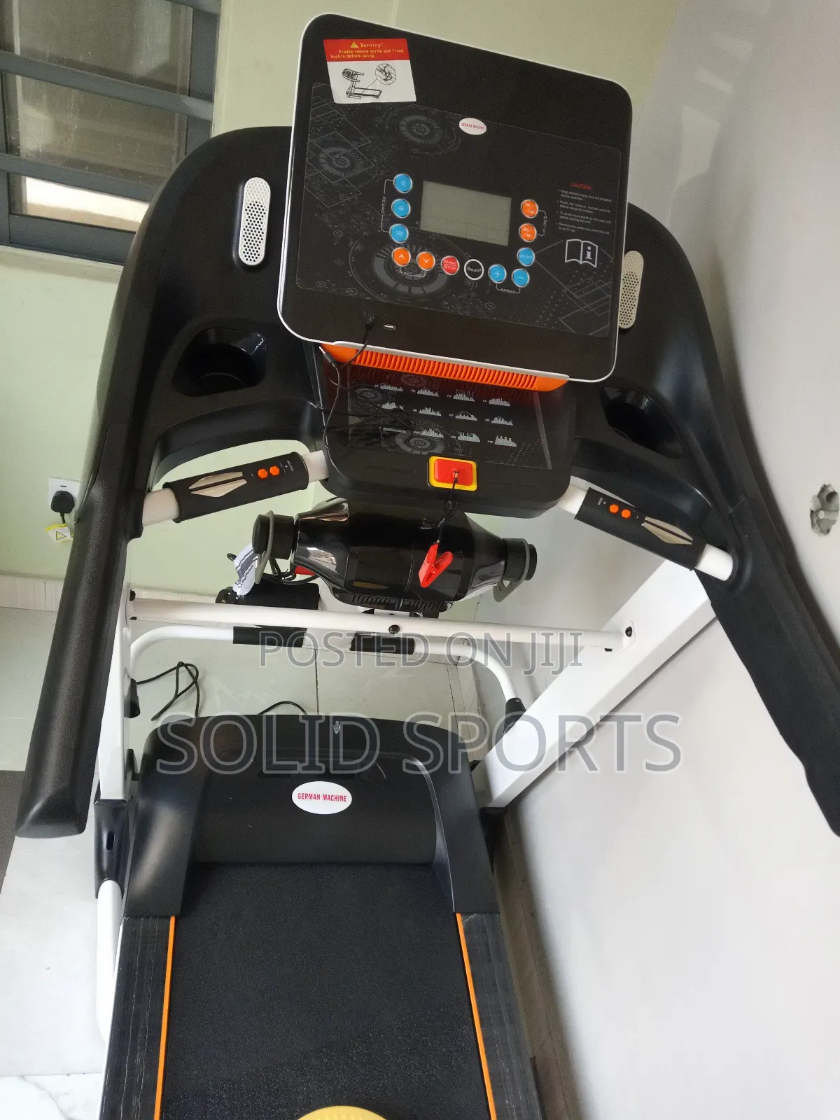 Strong Heavy Duty 4 Hp Treadmill German Machine Maximum User Weight 