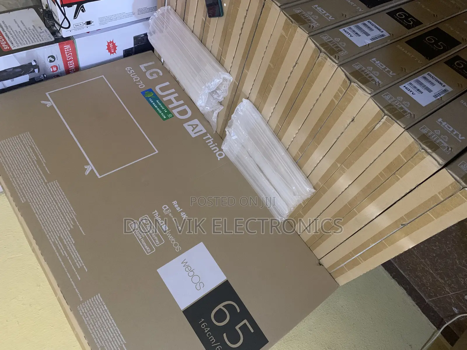 Frameless 65 Inches Full Smart Television