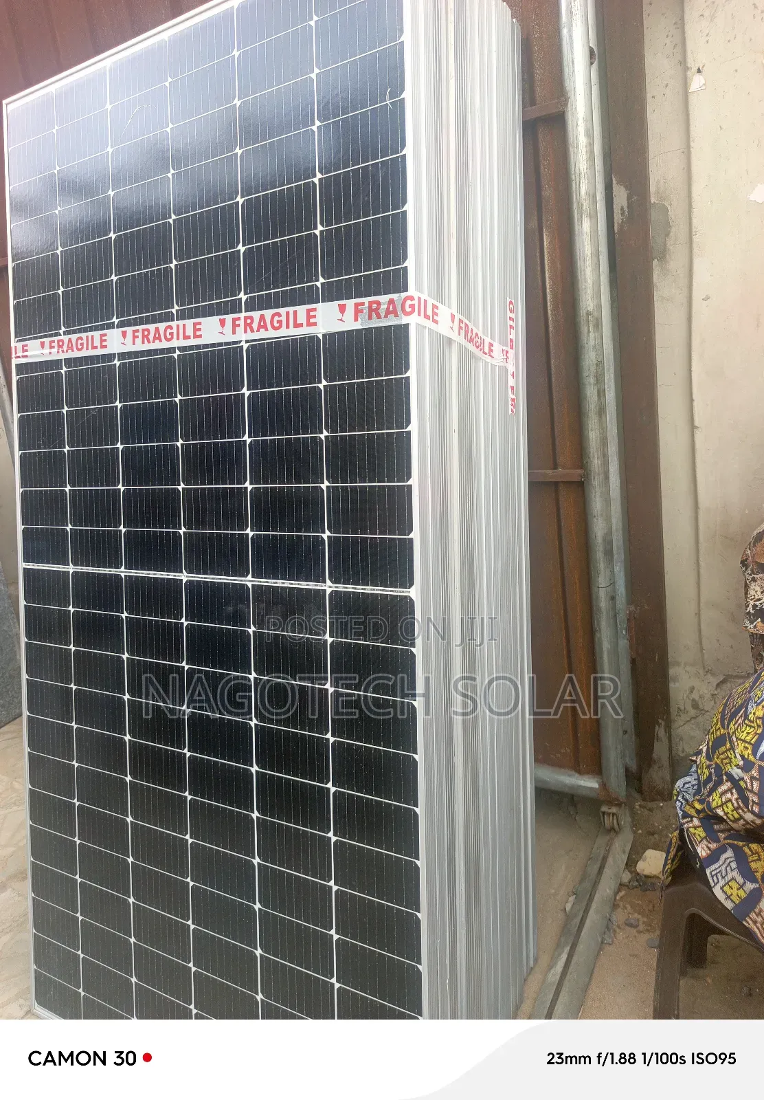 580watts Original Jinko Bi Facial Panel