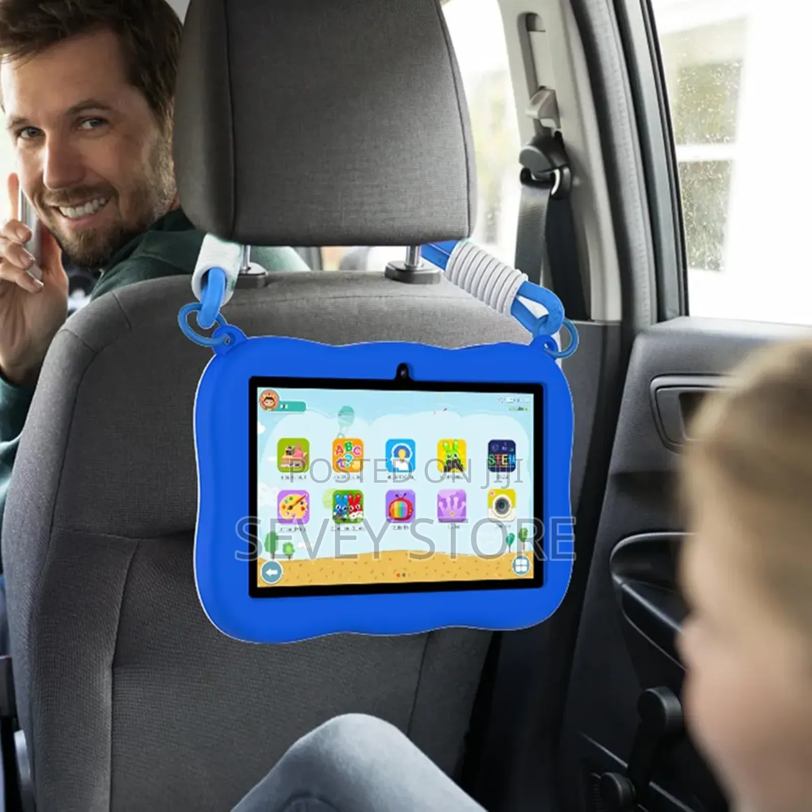 7 Inch Kids Tablet With Lanyard, Android 13 With 32gb Toddler Tablet