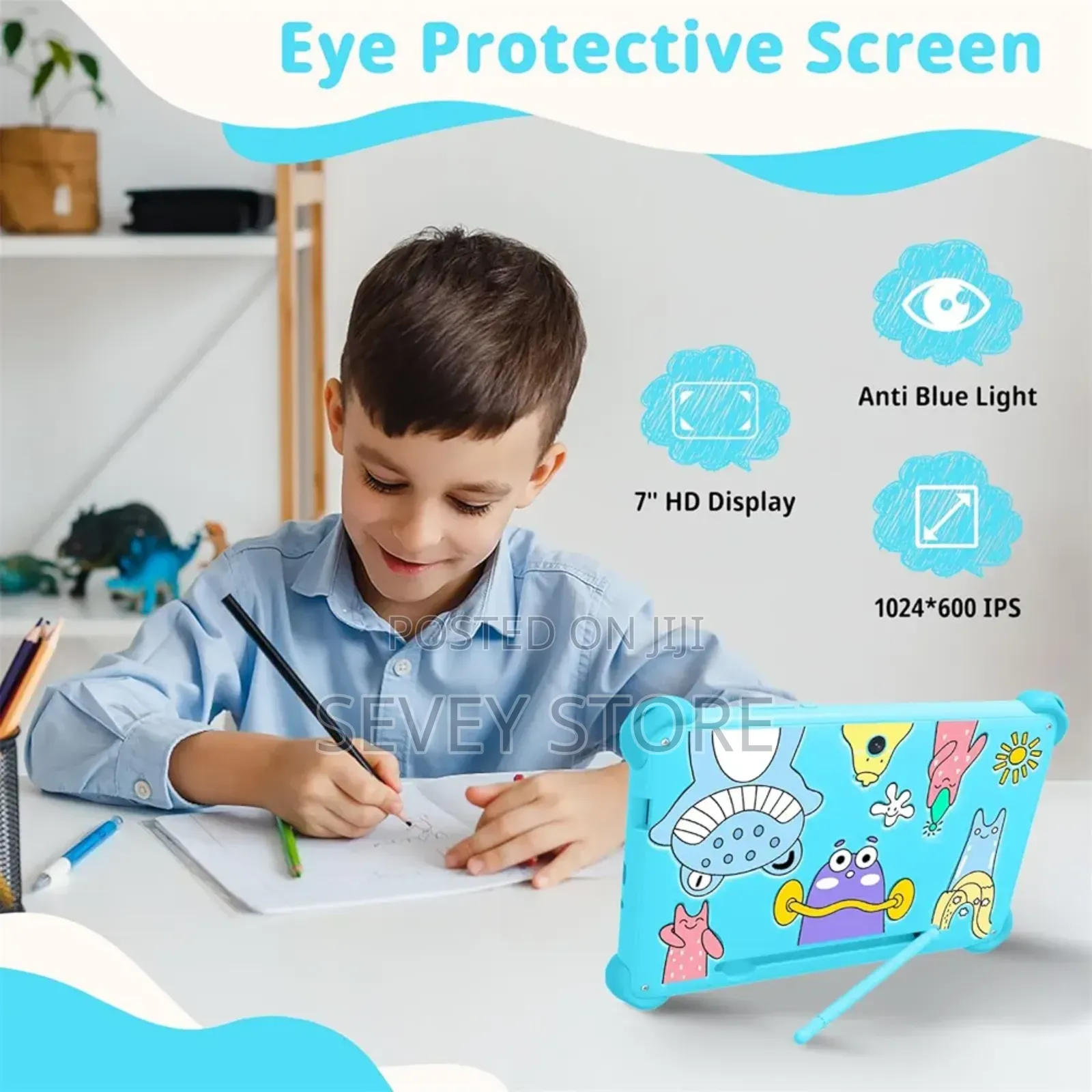 Kids Tablet 7 Inch Tablets for Kids, 32gb Android Toddler Tablet