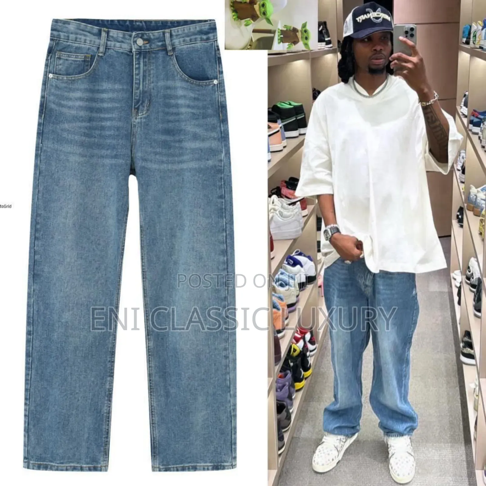 Pure Quality Luxury Cargo Jeans Well Branded