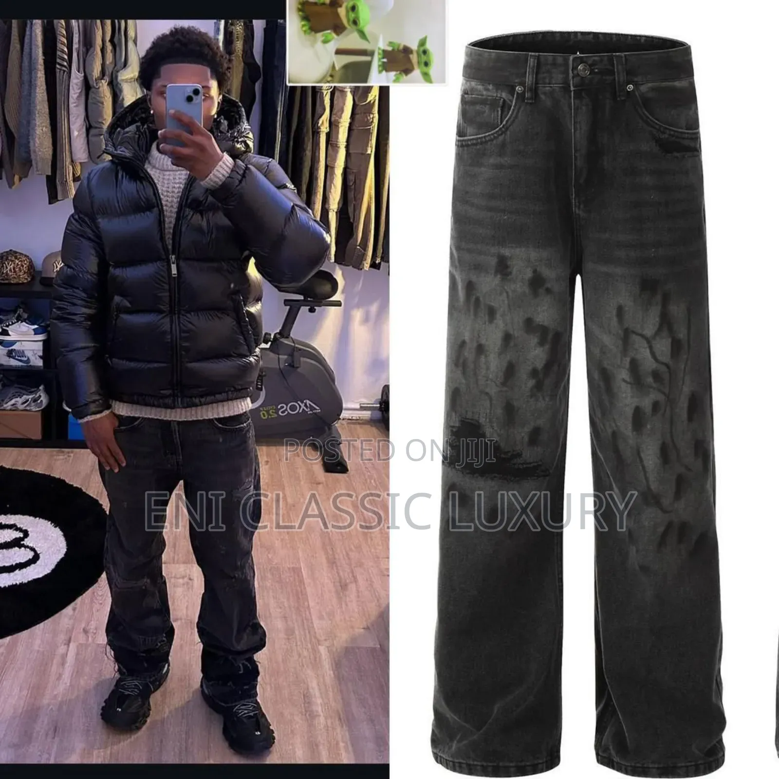 Pure Quality Luxury Cargo Jeans Well Branded