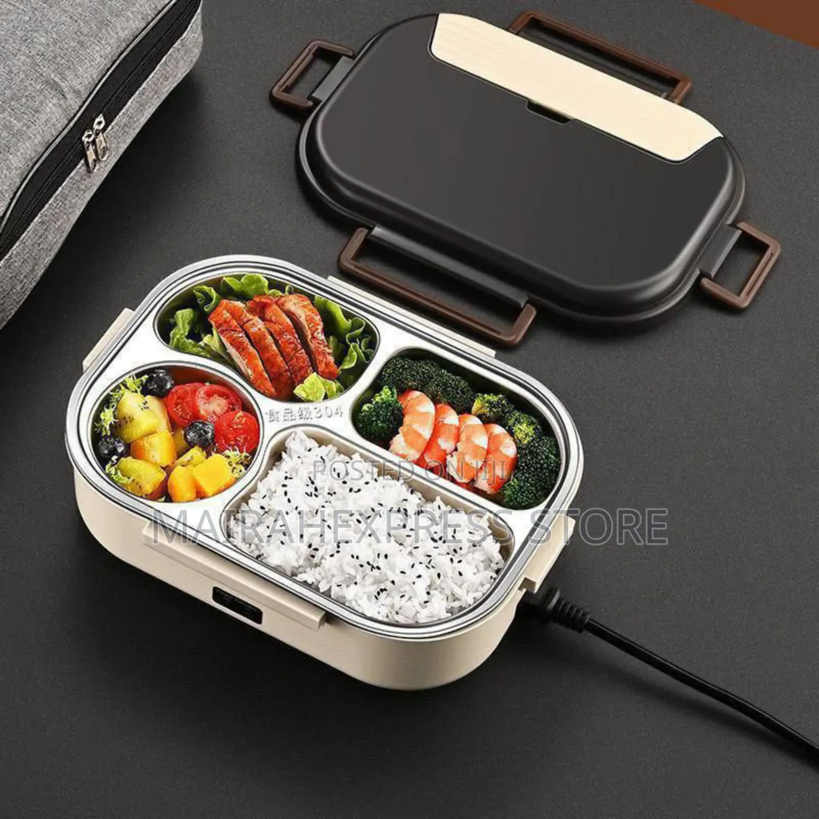 4 Partition Electric Lunch Box (D4r3t)
