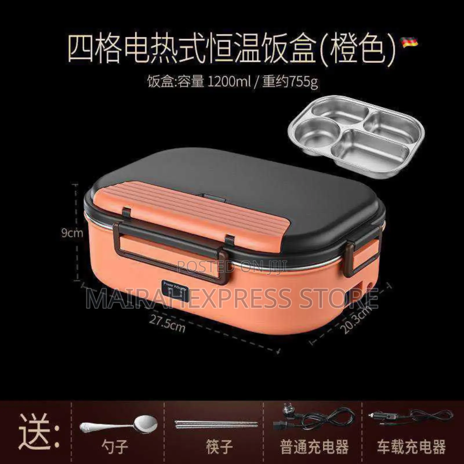 4 Partition Electric Lunch Box (D4r3t)