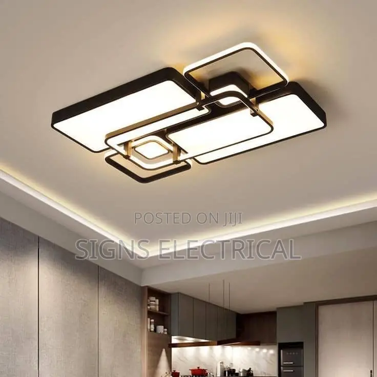 Nordic Square Modern Home Led Ceiling Lamp