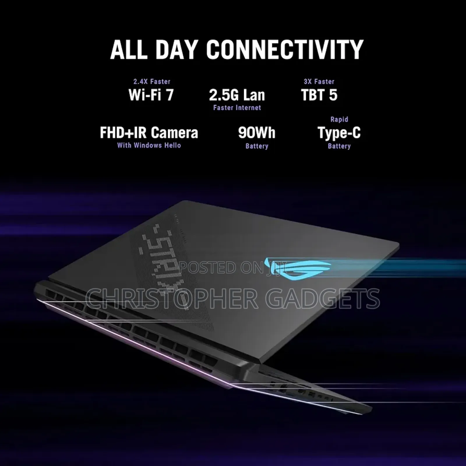 New Laptop Asus ROG Strix G16 G614 32GB Intel Core Ultra 9 SSD 1T