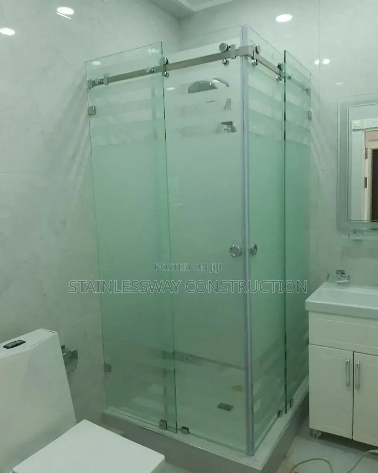 L From Shower Cubicle Glass