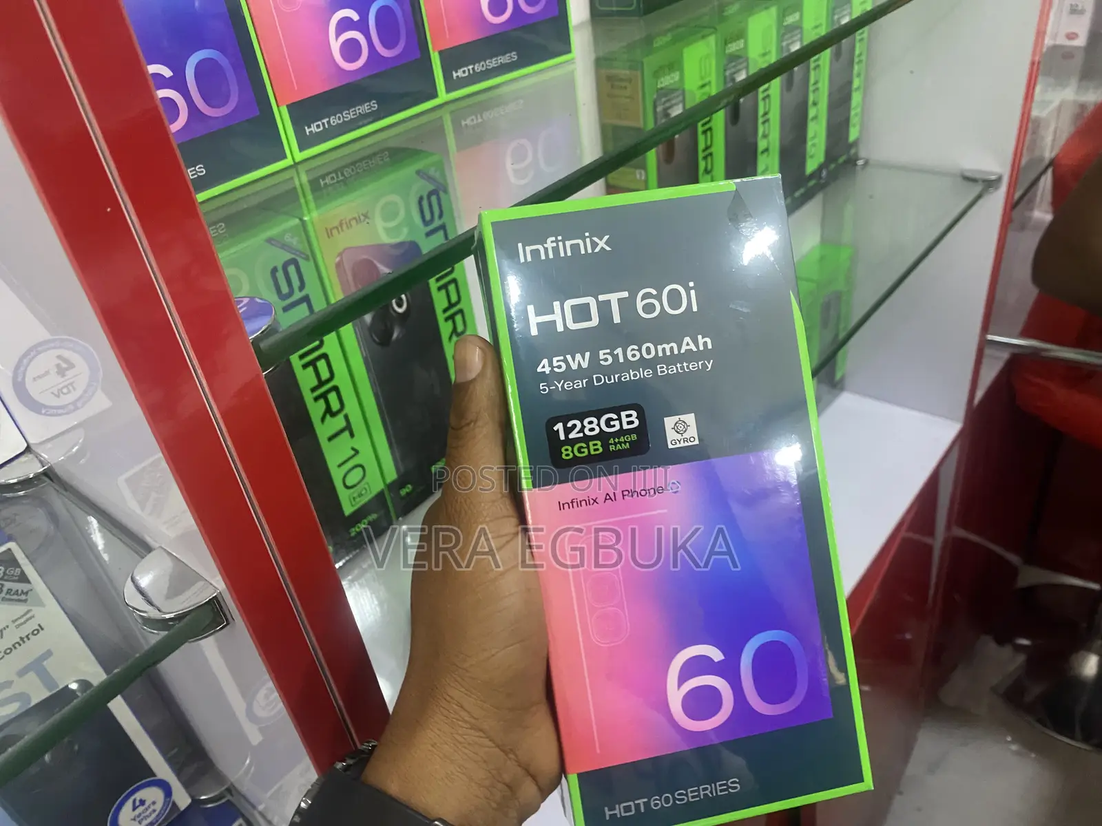 New Infinix Hot 60i 128 GB