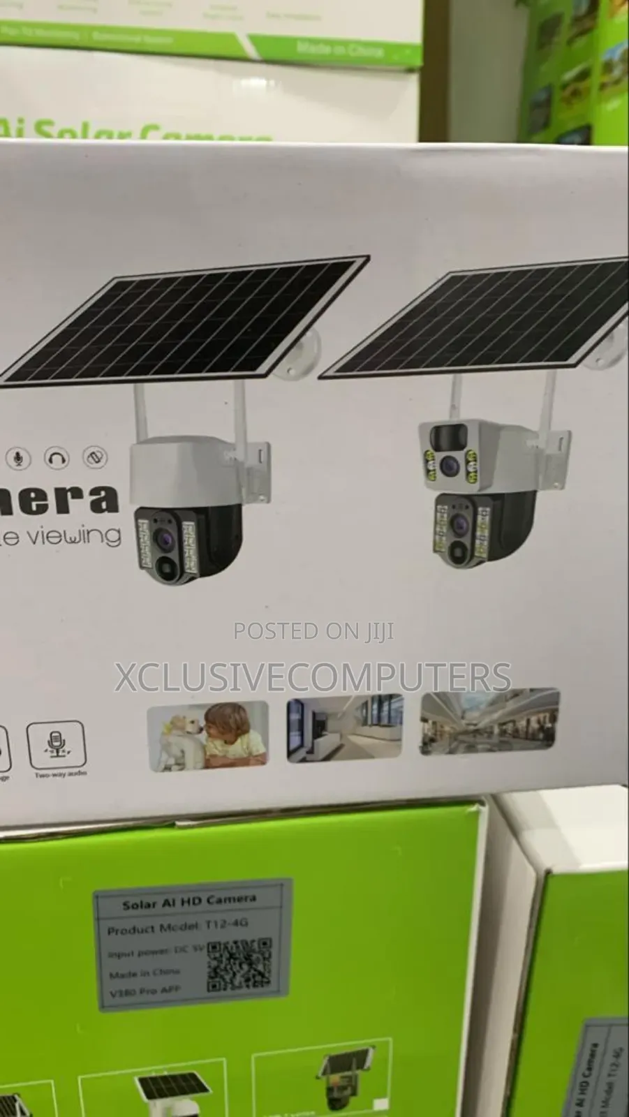 Brand New Single Lens Solar Security and Surveillance Camera