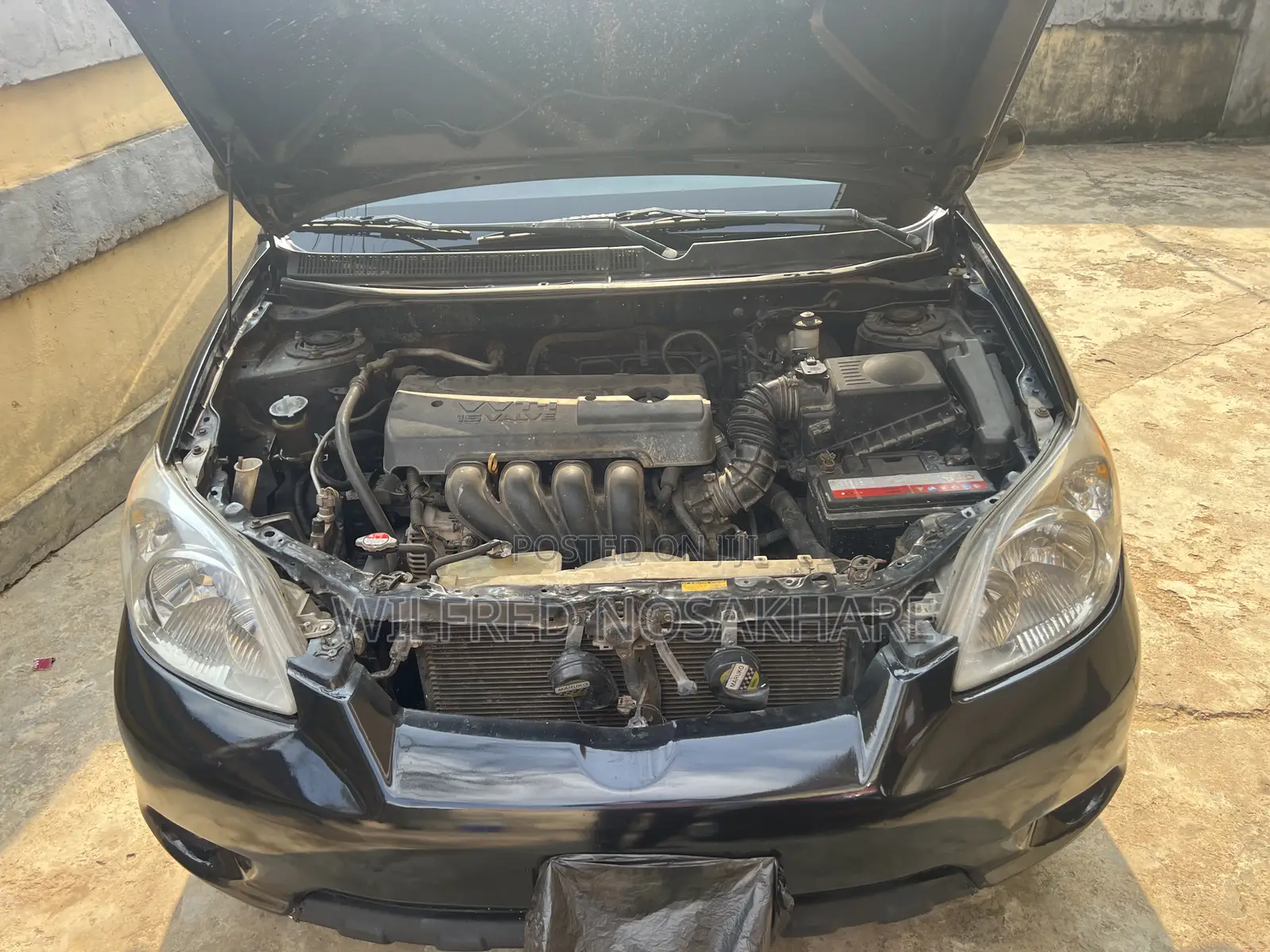 Toyota Matrix XR Hatchback FWD (1.8L 4cyl 4A) 2007 Black