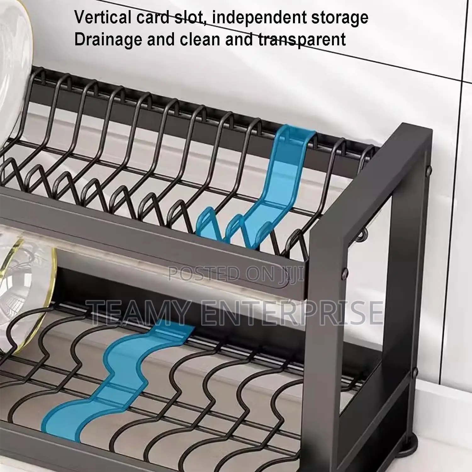 Quality Plate Rack 3 Tiers Heavy Duty