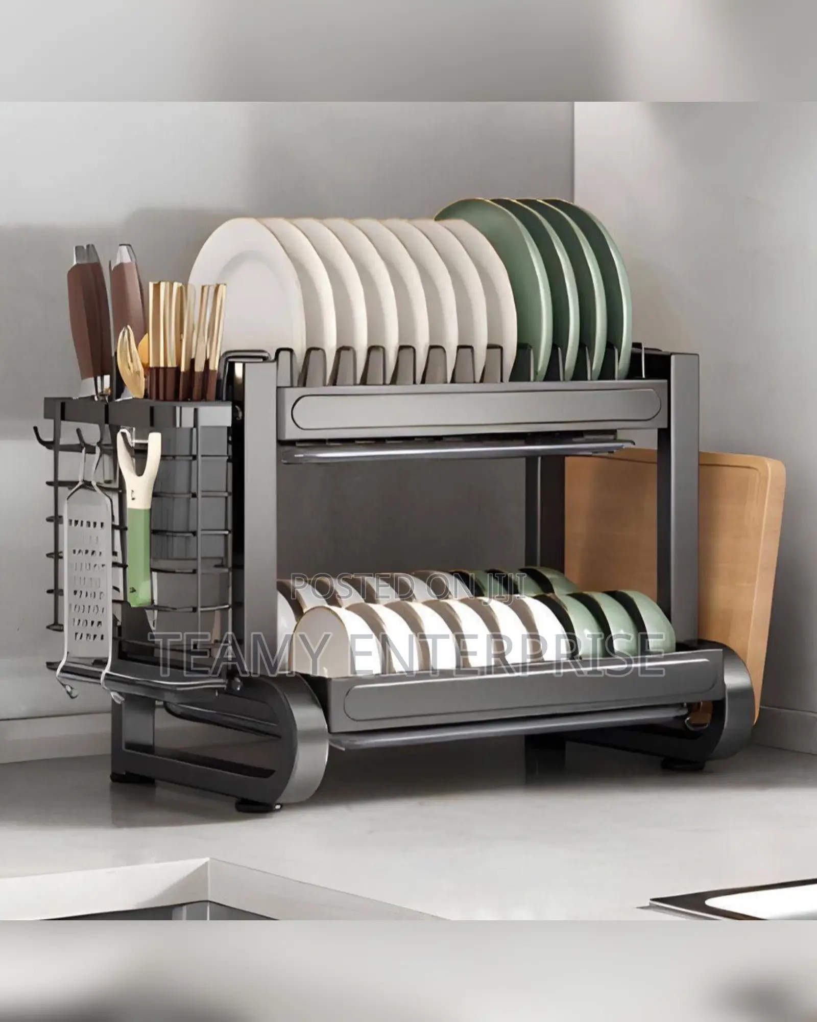 Quality Plate Rack 2 Tier - Heavy Duty