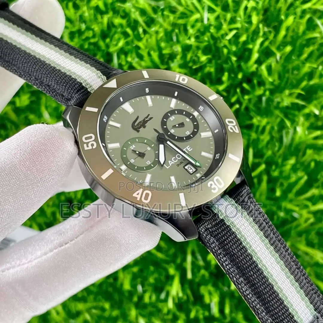 High Quality Luxury Lacoste Leather Wristwatches