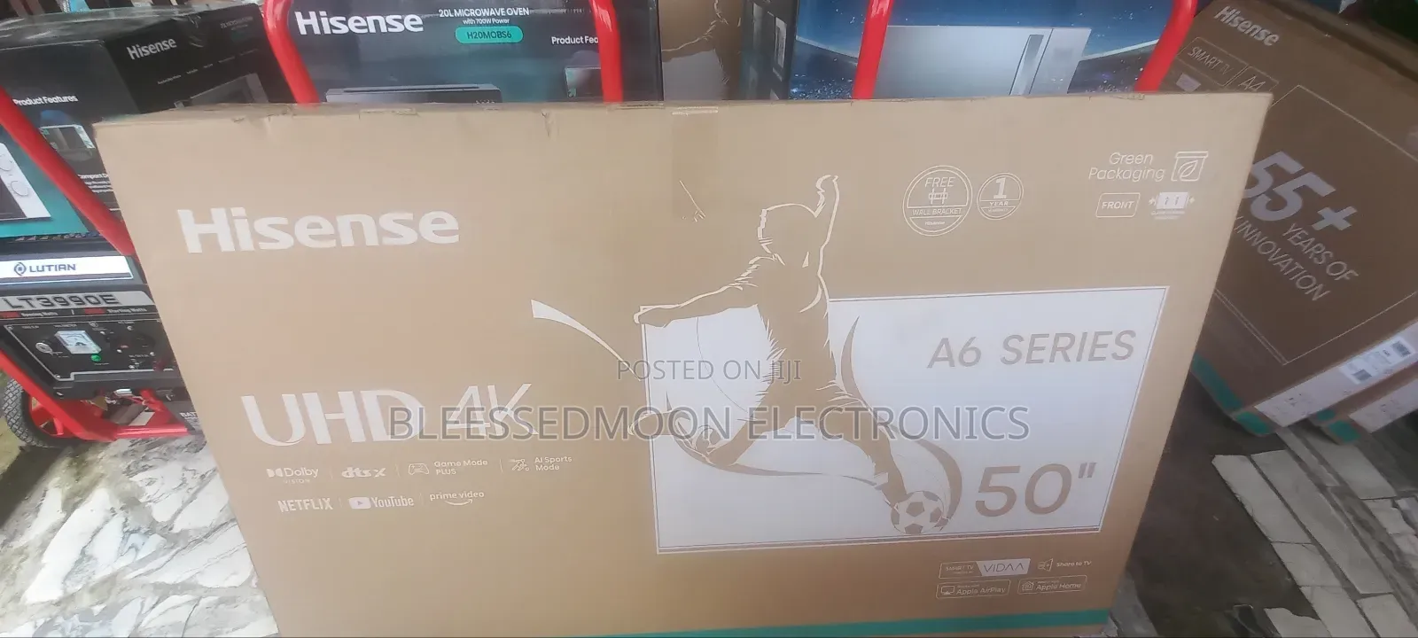 Hisense Smart Television Double Screen Model 3 Yrs Warr