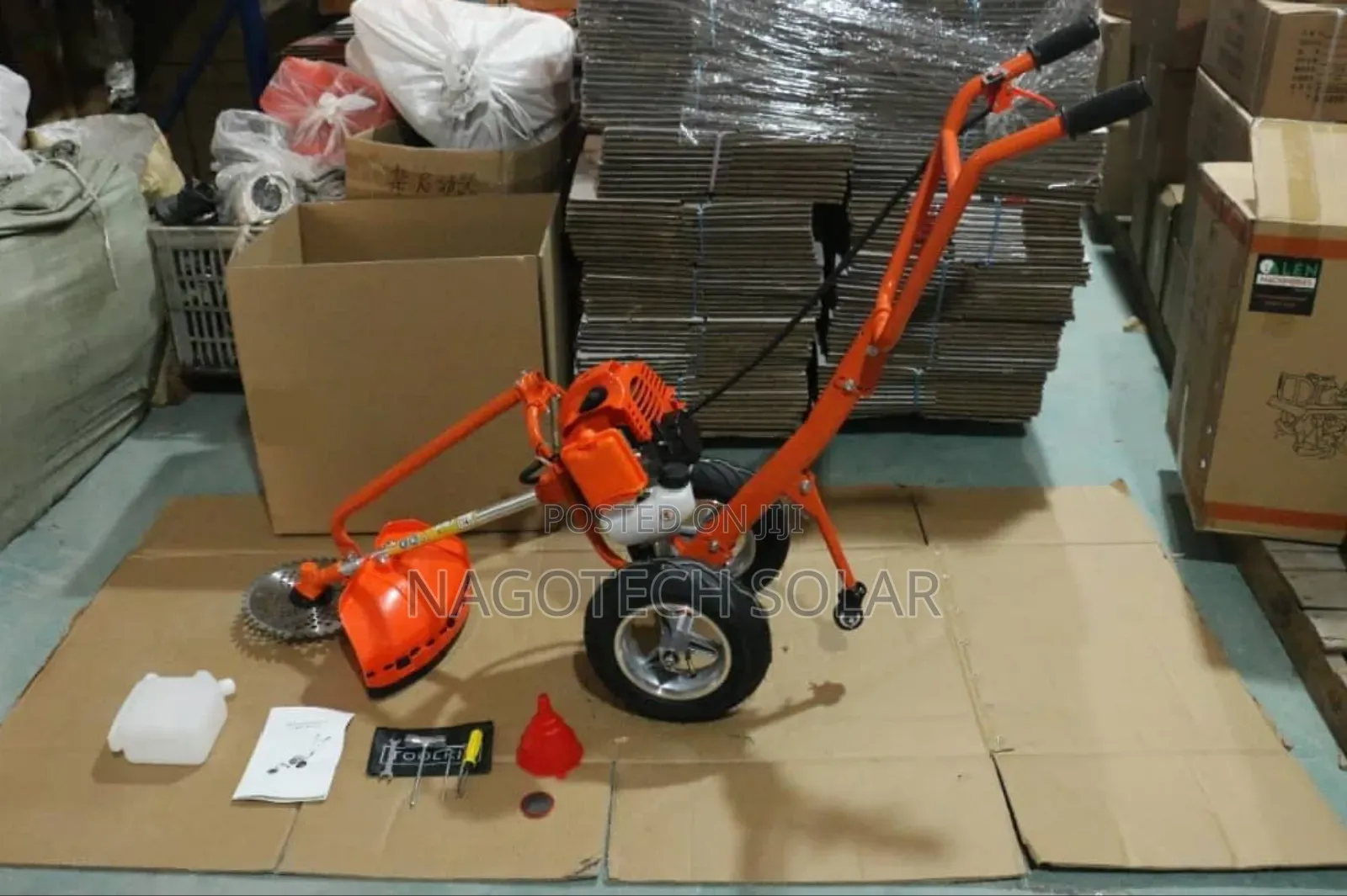 Power Wheels Brush Cutting Machine