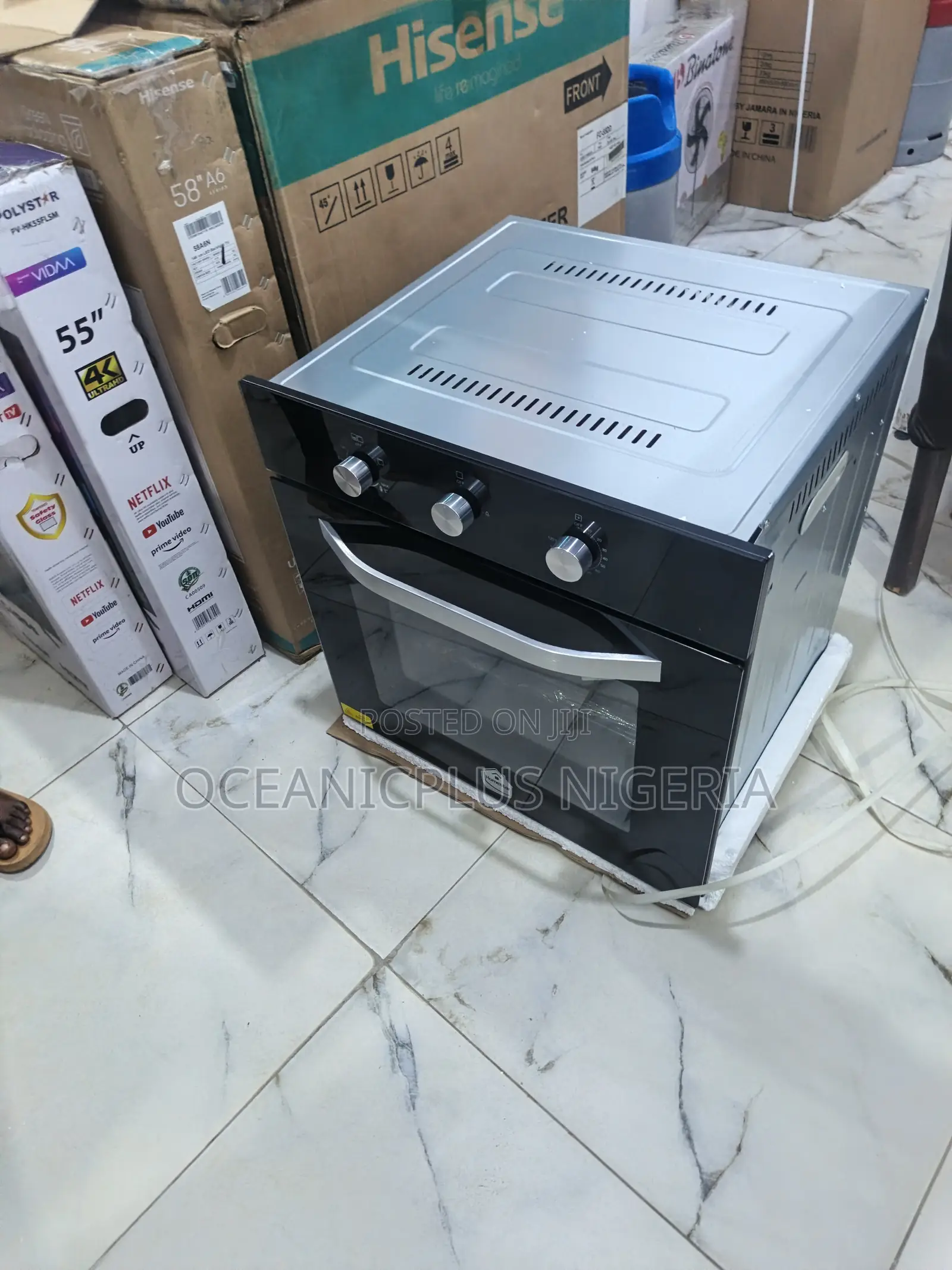 Homestar Oven–Built-in Gas Electric Baking Oven Dual Glass(Hsqmb60-Bk)