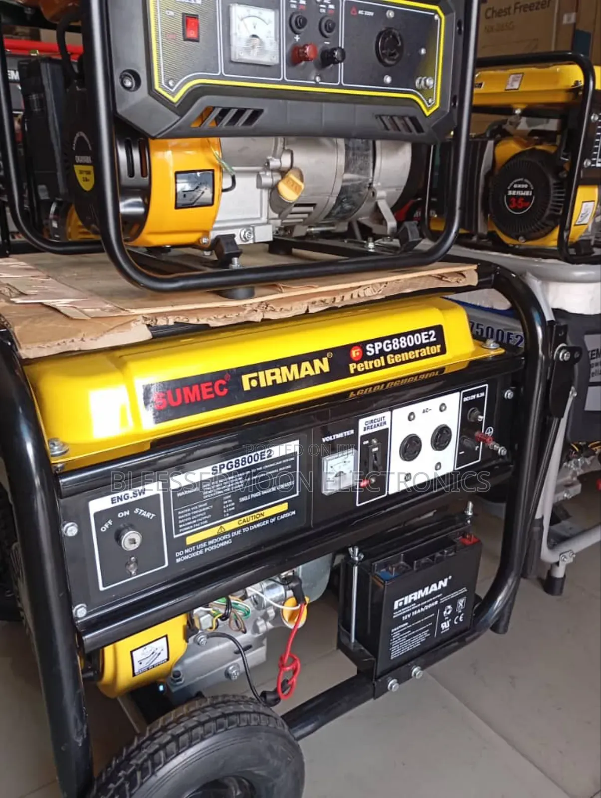 Sumec Firman Generator for Heavy Duty Loads 8.8kva (Free Delivery